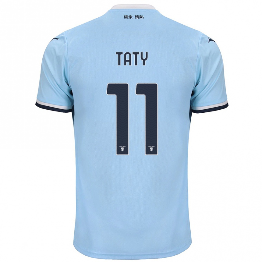 Kids Football Taty Castellanos #11 Blue Home Jersey 2024/25 T-Shirt Nz