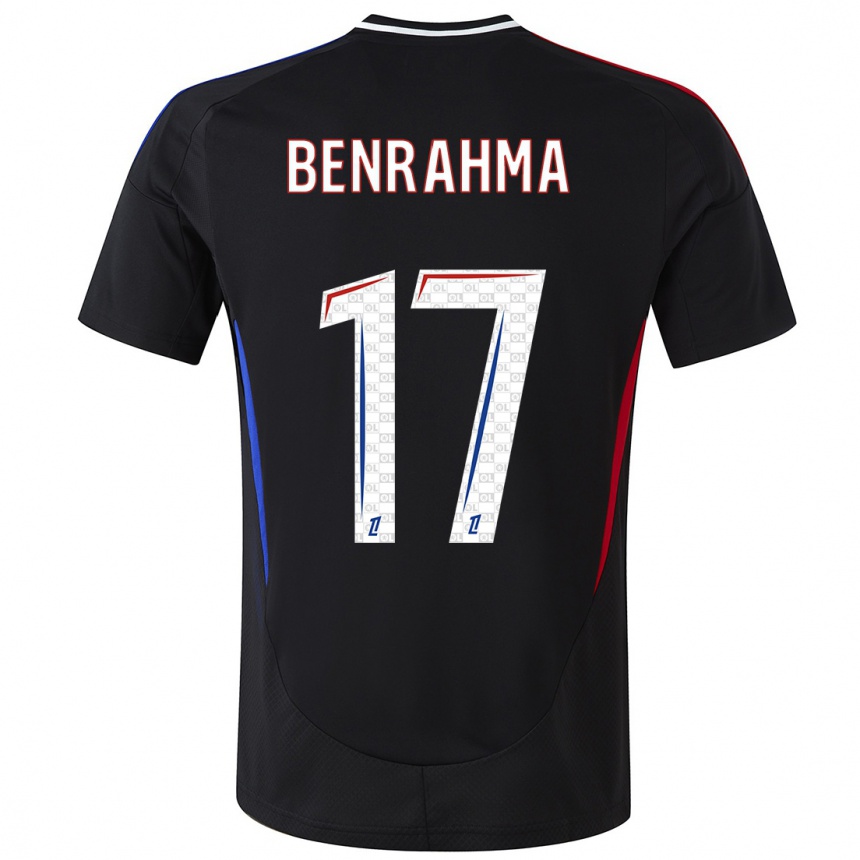 Kids Football Saïd Benrahma #17 Black Away Jersey 2024/25 T-Shirt Nz