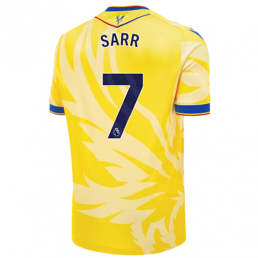 Kids Football Ismaïla Sarr #7 Yellow Away Jersey 2024/25 T-Shirt Nz