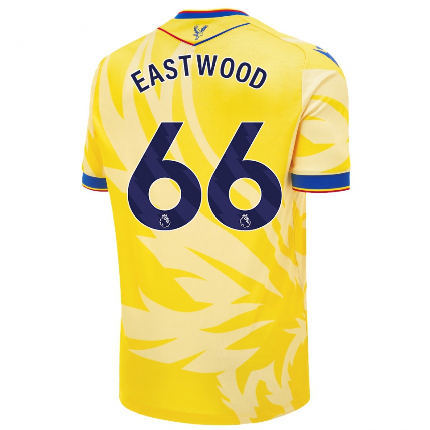 Kids Football Billy Eastwood #66 Yellow Away Jersey 2024/25 T-Shirt Nz