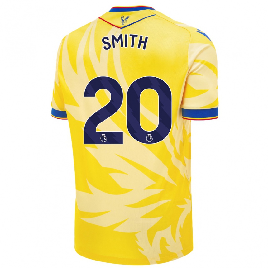 Kids Football Hope Smith #20 Yellow Away Jersey 2024/25 T-Shirt Nz