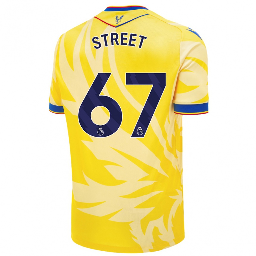 Kids Football Rob Street #67 Yellow Away Jersey 2024/25 T-Shirt Nz