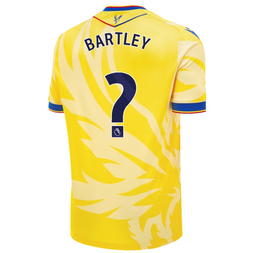 Kids Football Ryan Bartley #0 Yellow Away Jersey 2024/25 T-Shirt Nz