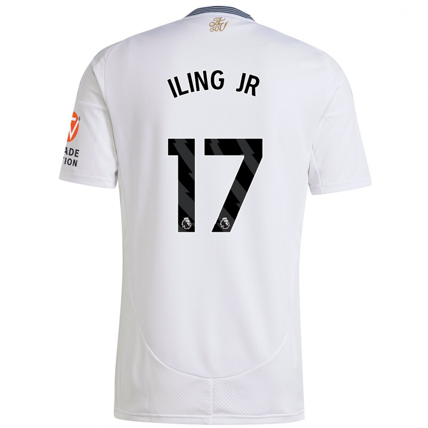 Kids Football Samuel Iling-Junior #17 White Away Jersey 2024/25 T-Shirt Nz