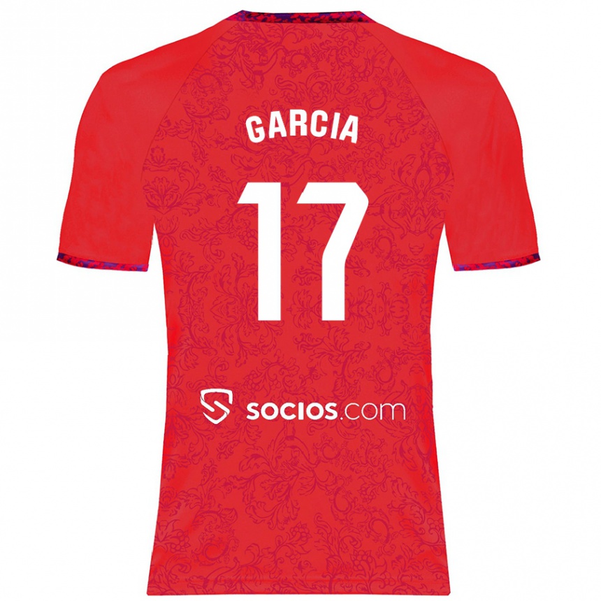 Kids Football Débora García #17 Red Away Jersey 2024/25 T-Shirt Nz