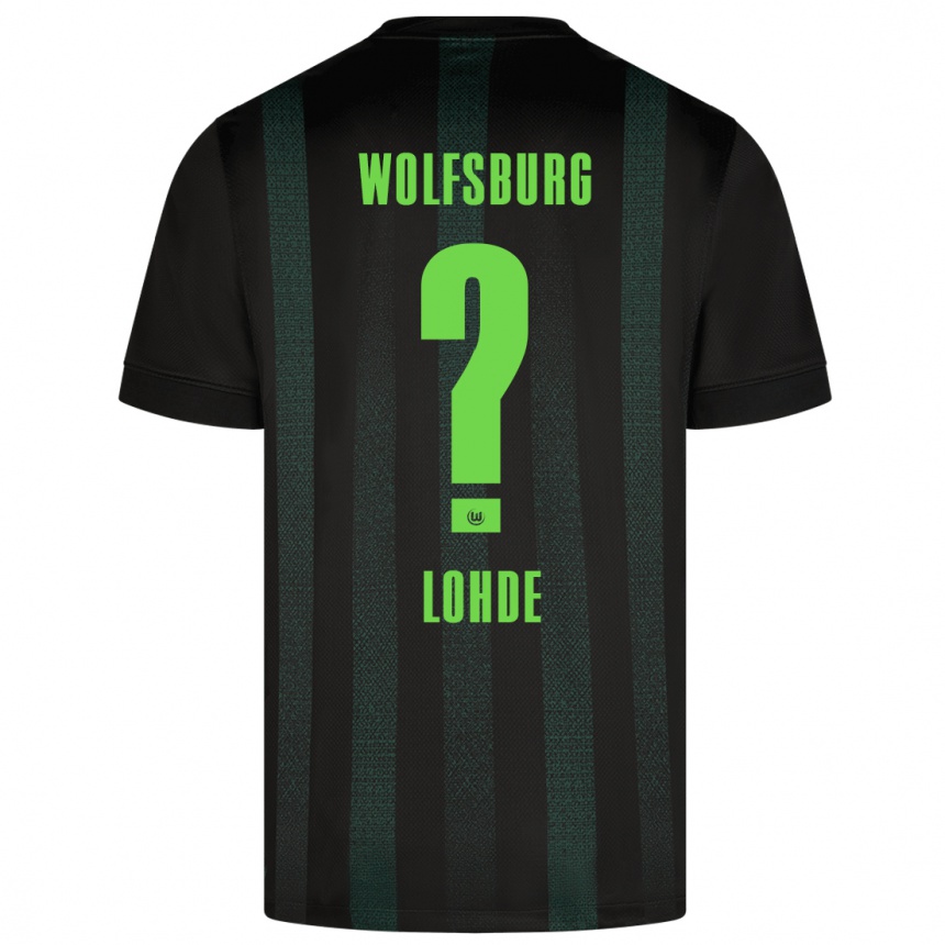 Kids Football Sven Lohde #0 Dark Green Away Jersey 2024/25 T-Shirt Nz