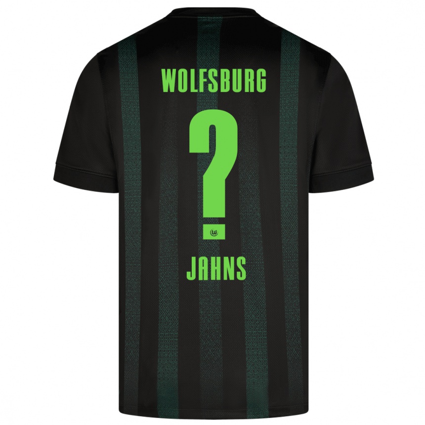 Kids Football Stefan Jahns #0 Dark Green Away Jersey 2024/25 T-Shirt Nz