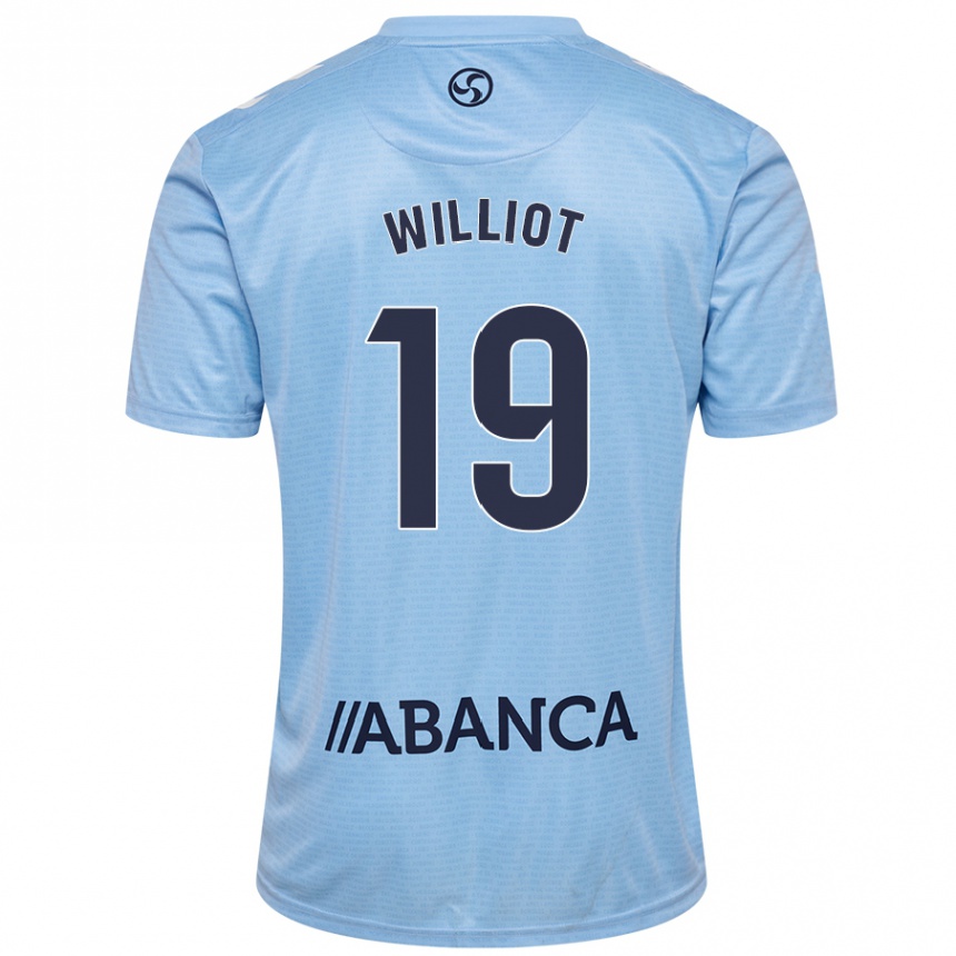 Men Football Williot Swedberg #19 Sky Blue Home Jersey 2024/25 T-Shirt Nz