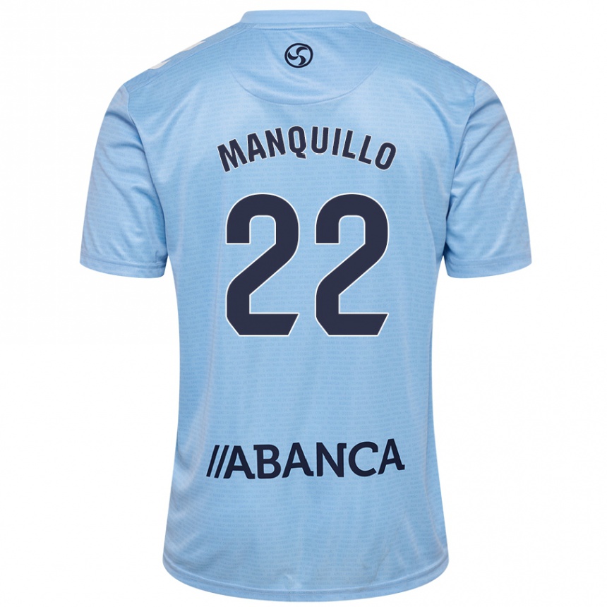 Men Football Javier Manquillo #22 Sky Blue Home Jersey 2024/25 T-Shirt Nz