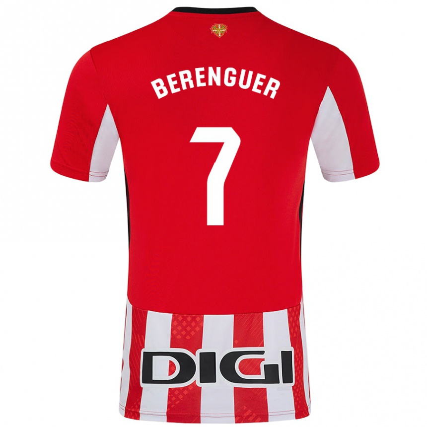 Men Football Álex Berenguer #7 Red White Home Jersey 2024/25 T-Shirt Nz