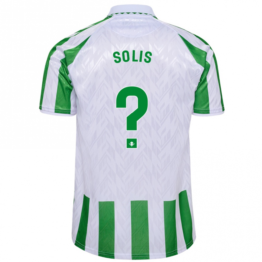 Men Football Marcos Solís #0 Green White Stripes Home Jersey 2024/25 T-Shirt Nz