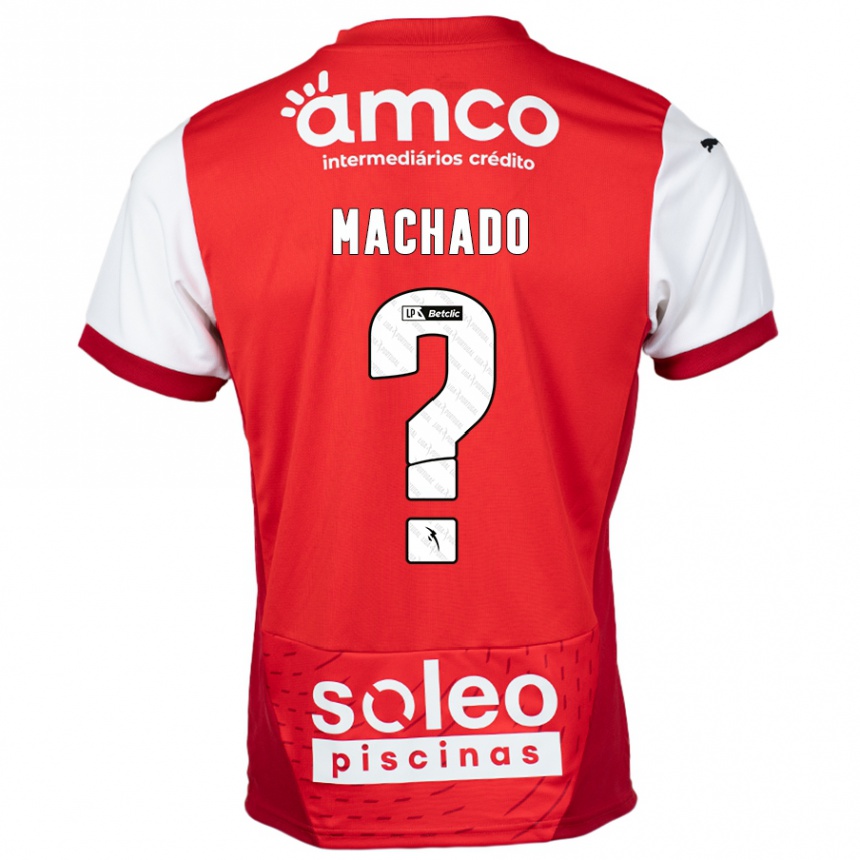 Men Football Afonso Machado #0 Red White Home Jersey 2024/25 T-Shirt Nz