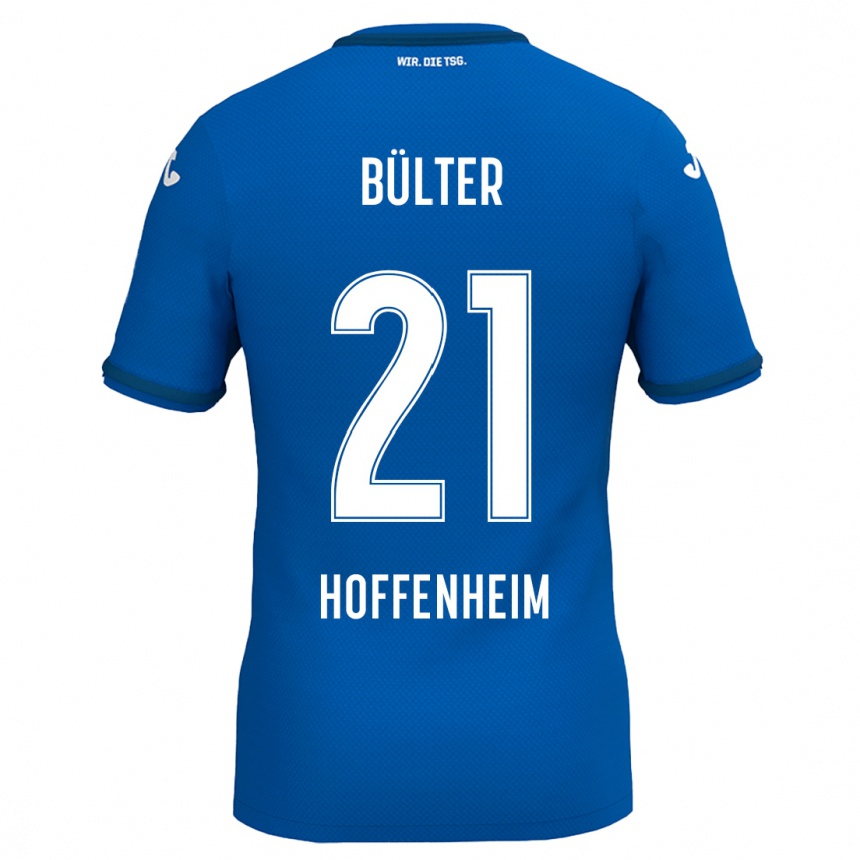 Men Football Marius Bülter #21 Royal Blue Home Jersey 2024/25 T-Shirt Nz