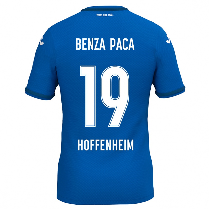 Men Football Lynes Benza Paca #19 Royal Blue Home Jersey 2024/25 T-Shirt Nz