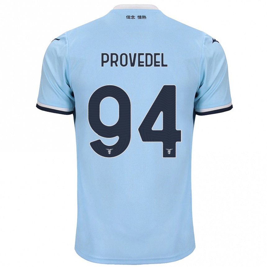 Men Football Ivan Provedel #94 Blue Home Jersey 2024/25 T-Shirt Nz