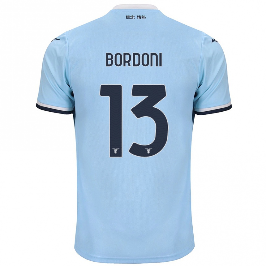 Men Football Tommaso Bordoni #13 Blue Home Jersey 2024/25 T-Shirt Nz