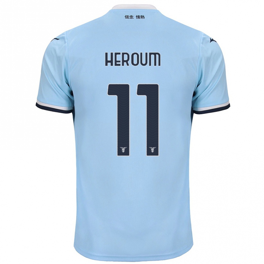 Men Football Nora Heroum #11 Blue Home Jersey 2024/25 T-Shirt Nz