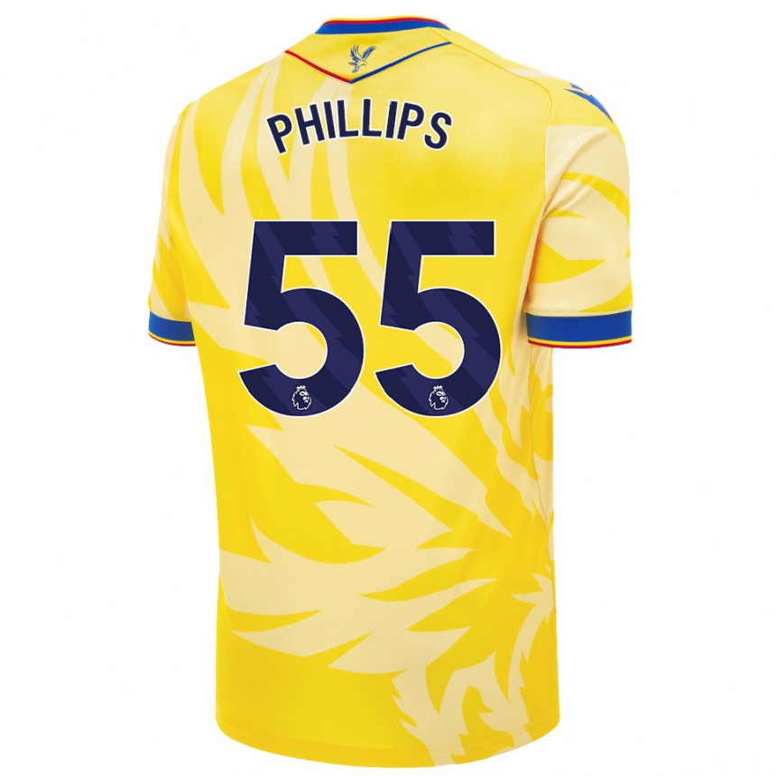 Men Football Killian Phillips #55 Yellow Away Jersey 2024/25 T-Shirt Nz