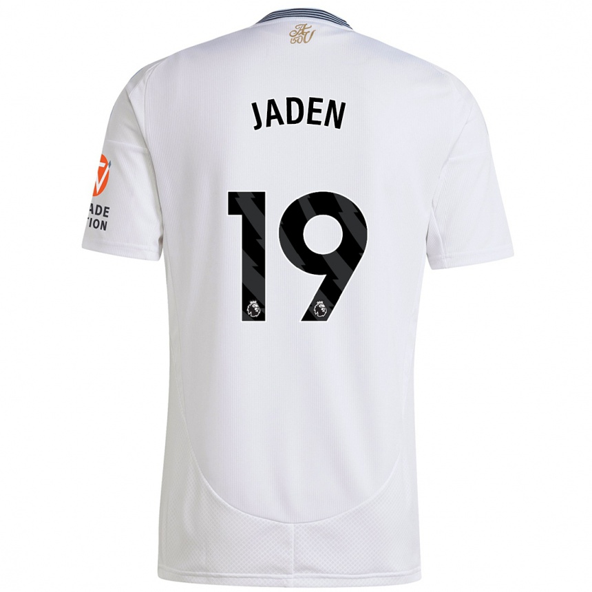 Men Football Jaden Philogene #19 White Away Jersey 2024/25 T-Shirt Nz