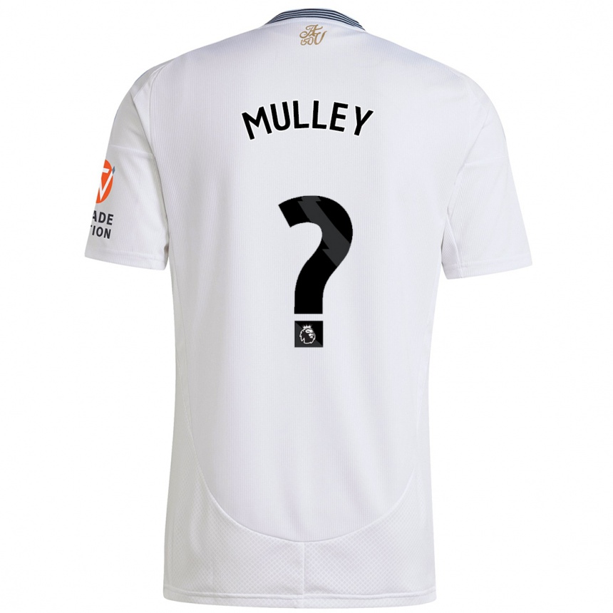 Men Football Trai-Varn Mulley #0 White Away Jersey 2024/25 T-Shirt Nz