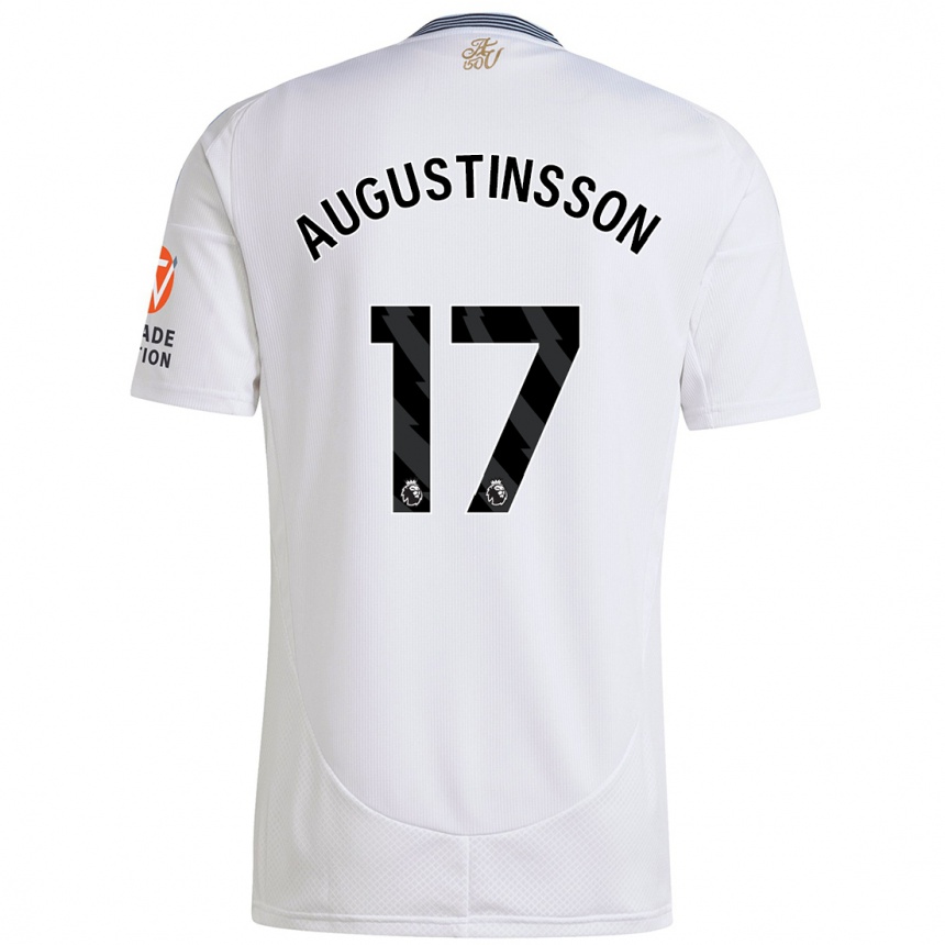 Men Football Ludwig Augustinsson #17 White Away Jersey 2024/25 T-Shirt Nz