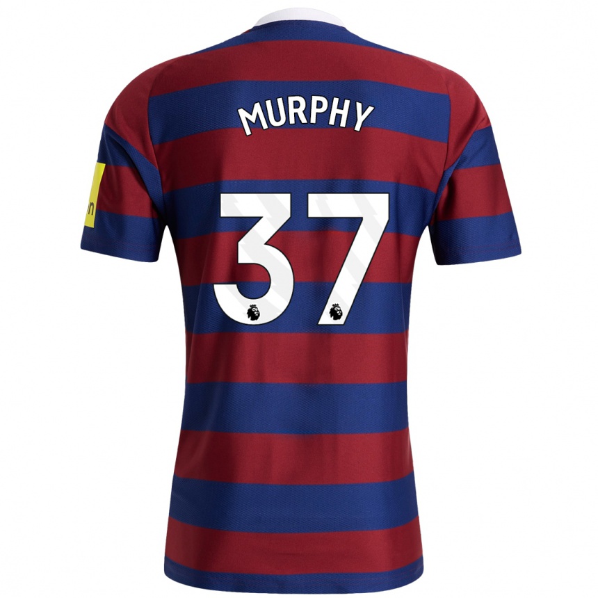 Men Football Alex Murphy #37 Burgundy Navy Blue Away Jersey 2024/25 T-Shirt Nz