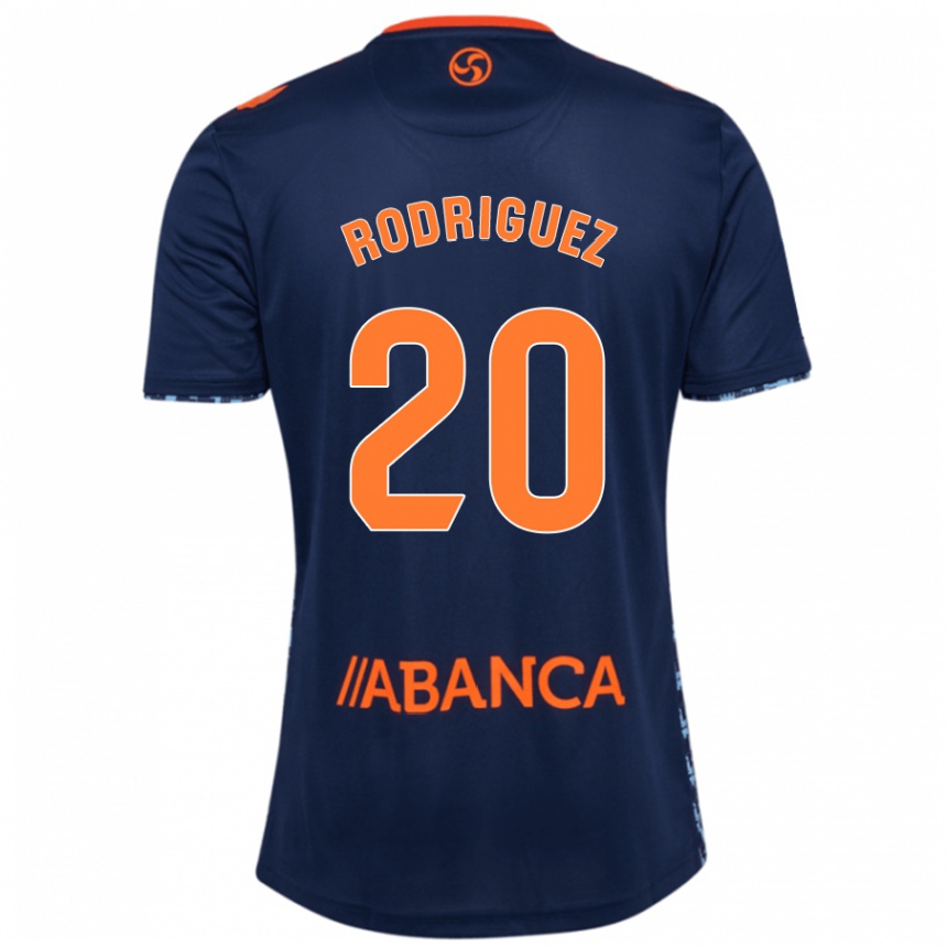 Men Football Javi Rodríguez #20 Navy Blue Away Jersey 2024/25 T-Shirt Nz