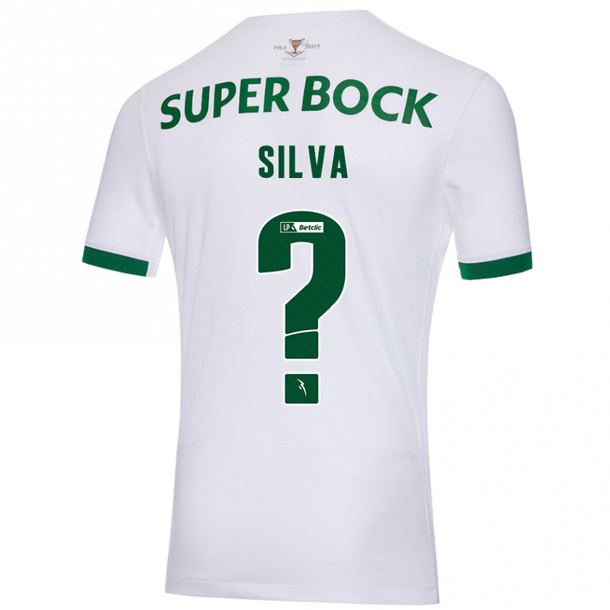 Men Football Francisco Silva #0 White Green Away Jersey 2024/25 T-Shirt Nz