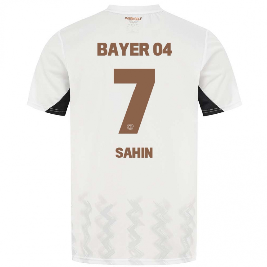 Men Football Batuhan Sahin #7 White Black Away Jersey 2024/25 T-Shirt Nz