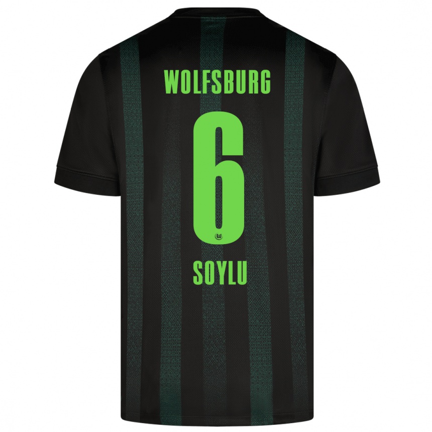 Men Football Darwin Soylu #6 Dark Green Away Jersey 2024/25 T-Shirt Nz