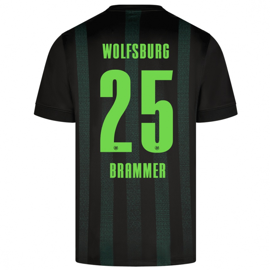 Men Football Ole Brammer #25 Dark Green Away Jersey 2024/25 T-Shirt Nz