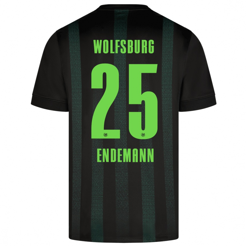 Men Football Vivien Endemann #25 Dark Green Away Jersey 2024/25 T-Shirt Nz