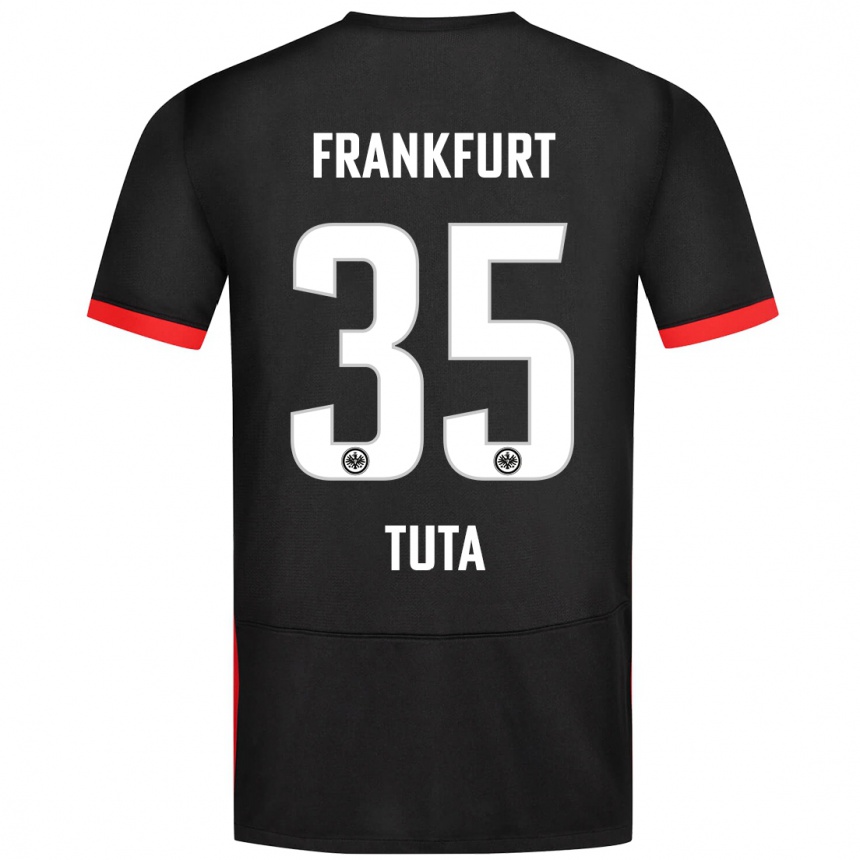 Men Football Tuta #35 Black Away Jersey 2024/25 T-Shirt Nz