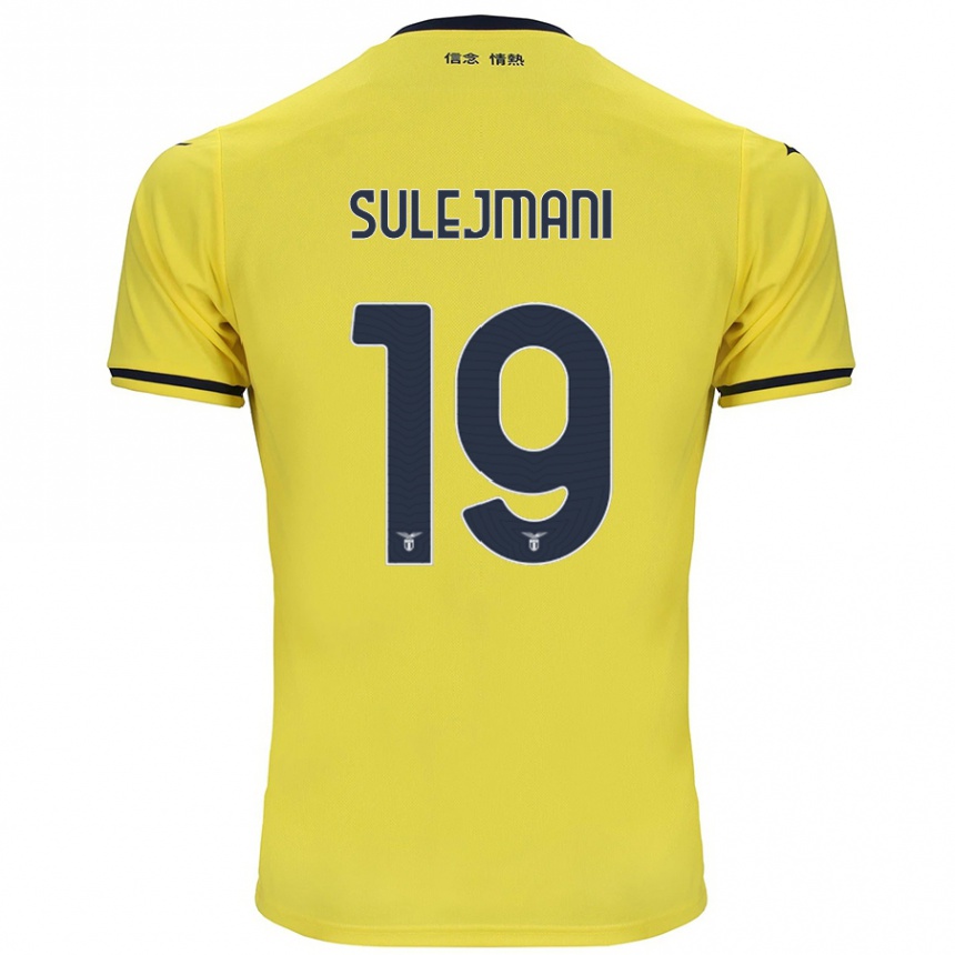 Men Football Flavio Sulejmani #19 Yellow Away Jersey 2024/25 T-Shirt Nz