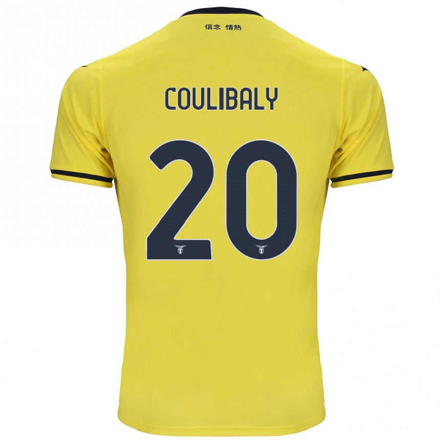 Men Football Larsson Coulibaly #20 Yellow Away Jersey 2024/25 T-Shirt Nz