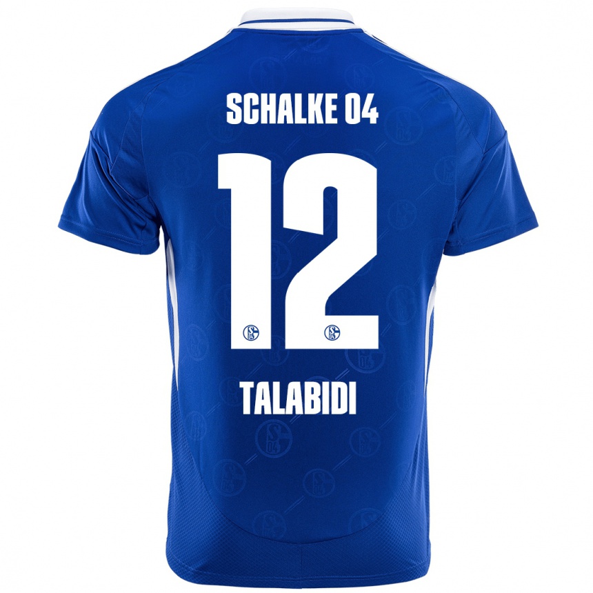 Women Football Malik Talabidi #12 Royal Blue Home Jersey 2024/25 T-Shirt Nz