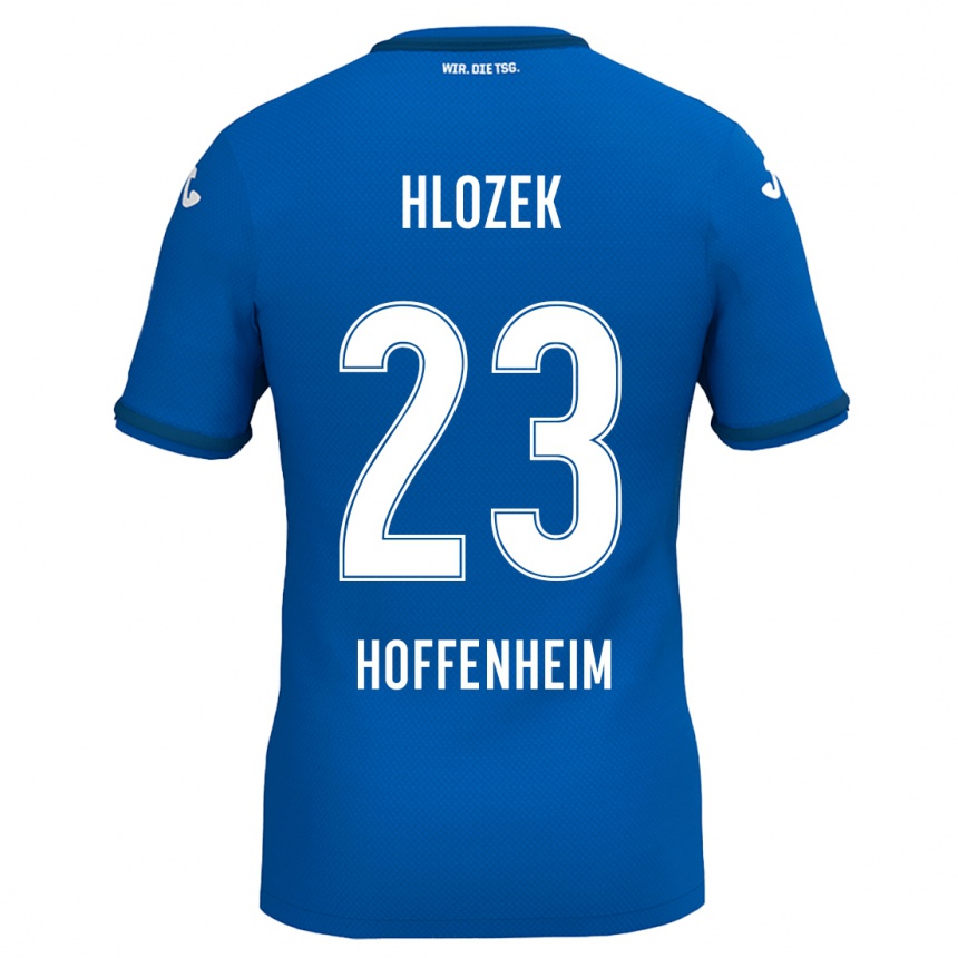 Women Football Adam Hlozek #23 Royal Blue Home Jersey 2024/25 T-Shirt Nz