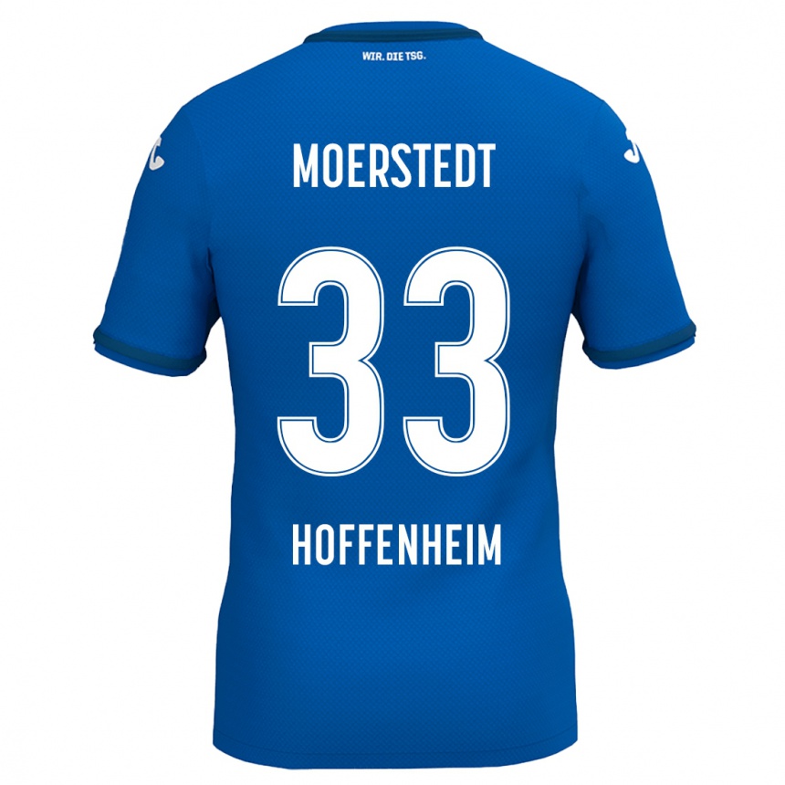 Women Football Max Moerstedt #33 Royal Blue Home Jersey 2024/25 T-Shirt Nz