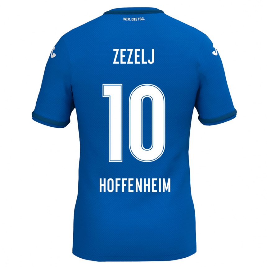 Women Football Neno Zezelj #10 Royal Blue Home Jersey 2024/25 T-Shirt Nz