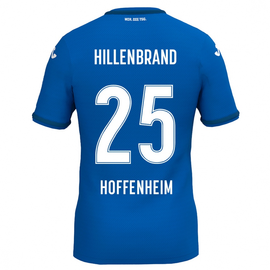 Women Football Jack Hillenbrand #25 Royal Blue Home Jersey 2024/25 T-Shirt Nz