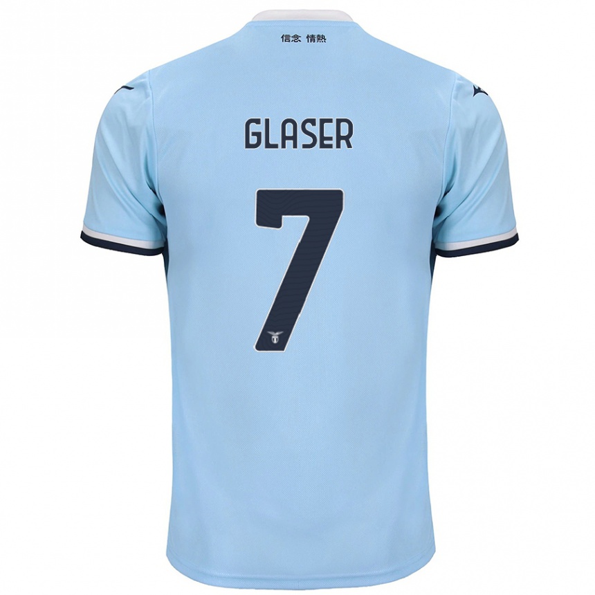 Women Football Julia Glaser #7 Blue Home Jersey 2024/25 T-Shirt Nz