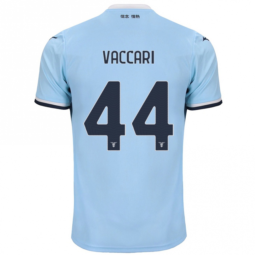 Women Football Flavia Vaccari #44 Blue Home Jersey 2024/25 T-Shirt Nz