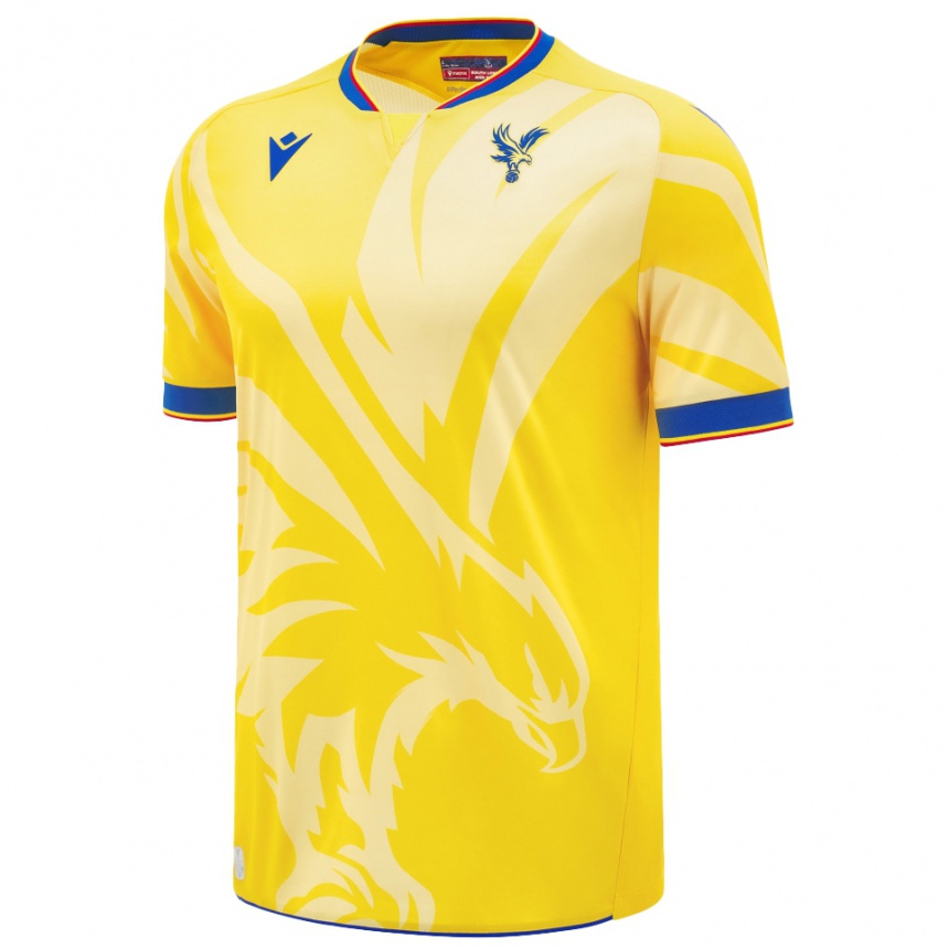 Women Football Your Name #0 Yellow Away Jersey 2024/25 T-Shirt Nz