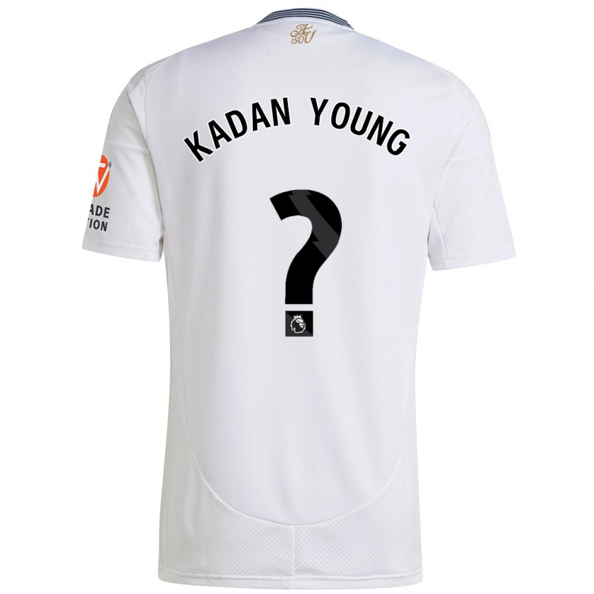 Women Football Kadan Young #0 White Away Jersey 2024/25 T-Shirt Nz