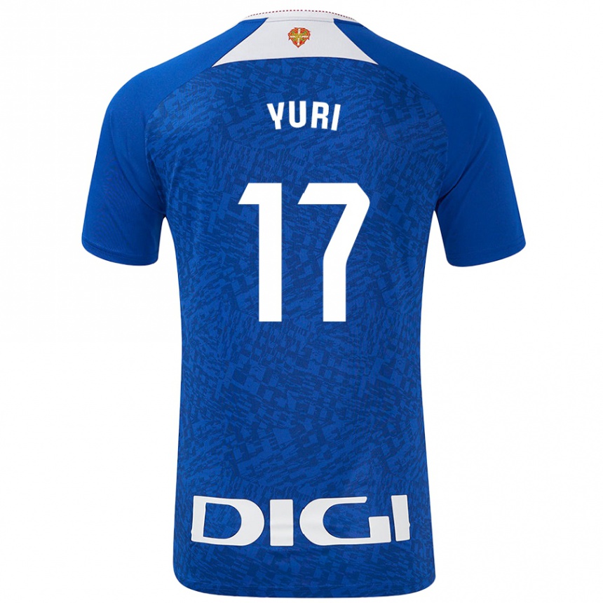 Women Football Yuri Berchiche #17 Royal Blue Away Jersey 2024/25 T-Shirt Nz