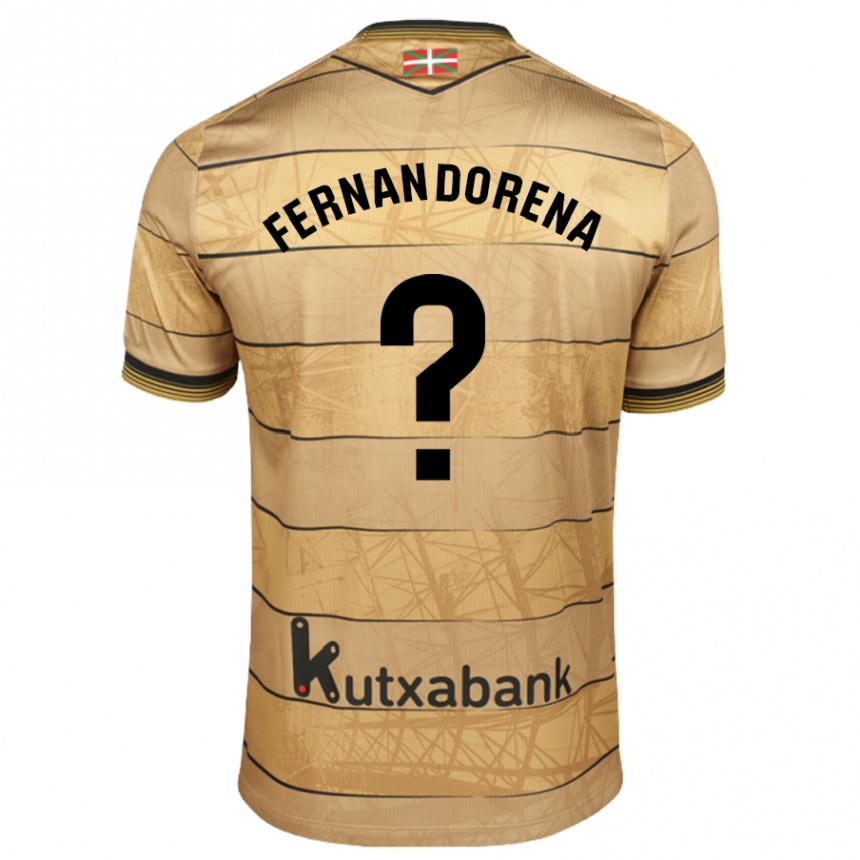 Women Football Alex Fernandorena #0 Brown Away Jersey 2024/25 T-Shirt Nz