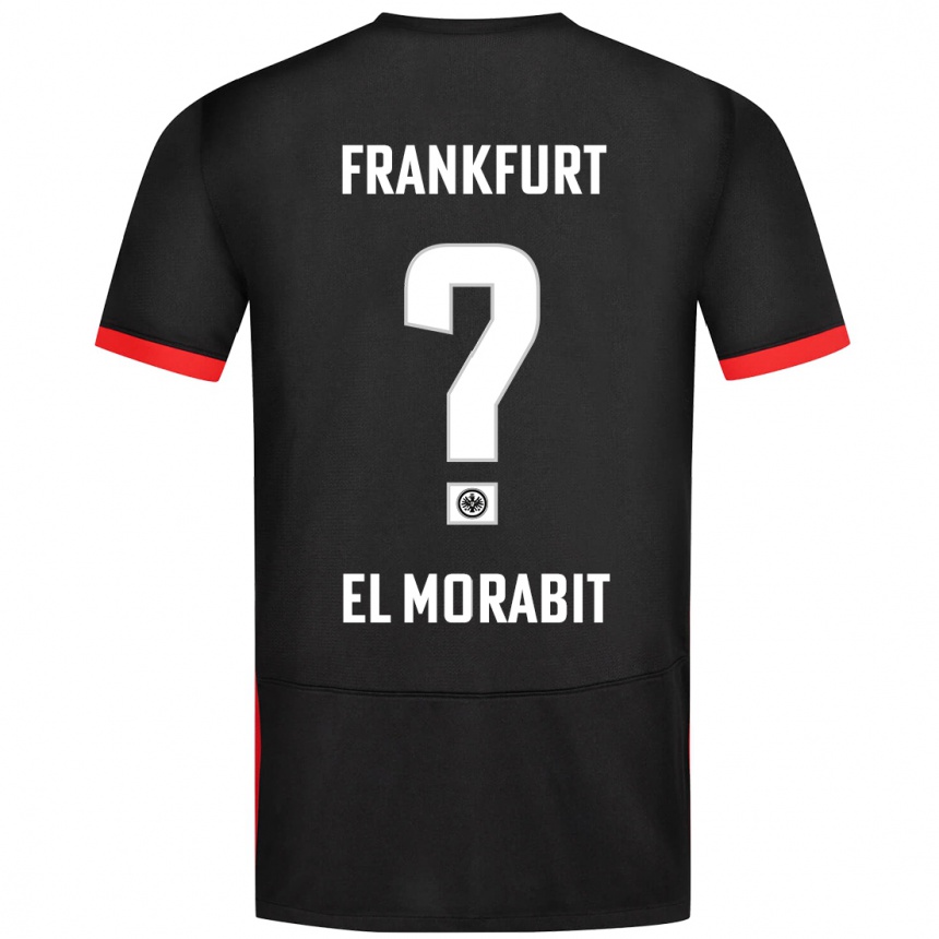 Women Football Anas El Morabit #0 Black Away Jersey 2024/25 T-Shirt Nz