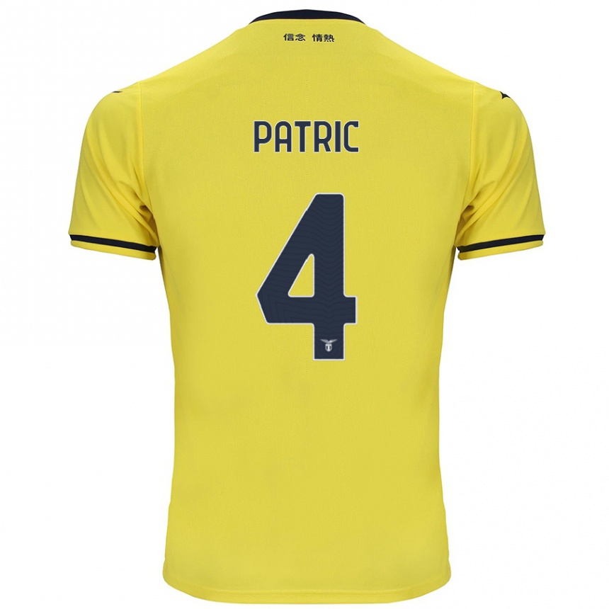 Women Football Patric #4 Yellow Away Jersey 2024/25 T-Shirt Nz