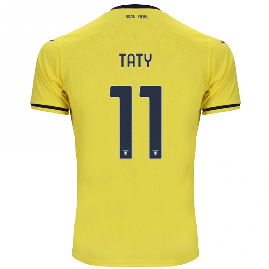 Women Football Taty Castellanos #11 Yellow Away Jersey 2024/25 T-Shirt Nz