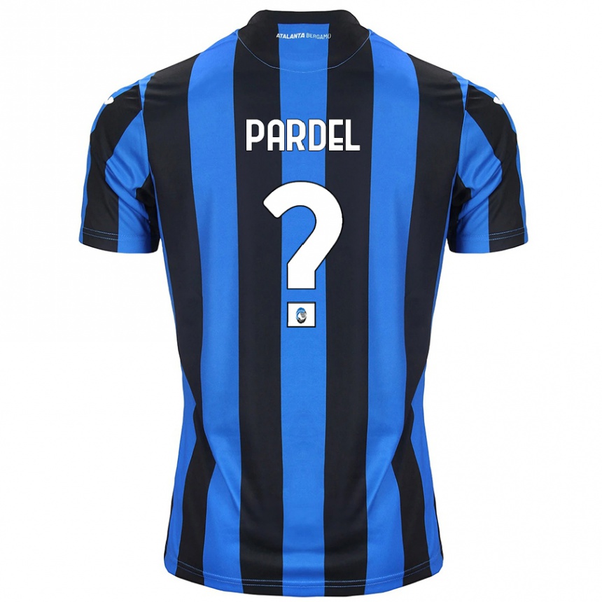 Kids Football Piotr Pardel #0 Blue Black Home Jersey 2024/25 T-Shirt Nz